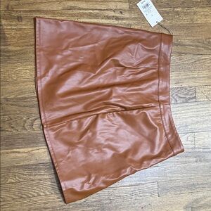 a new day Tan A-Line Skirt